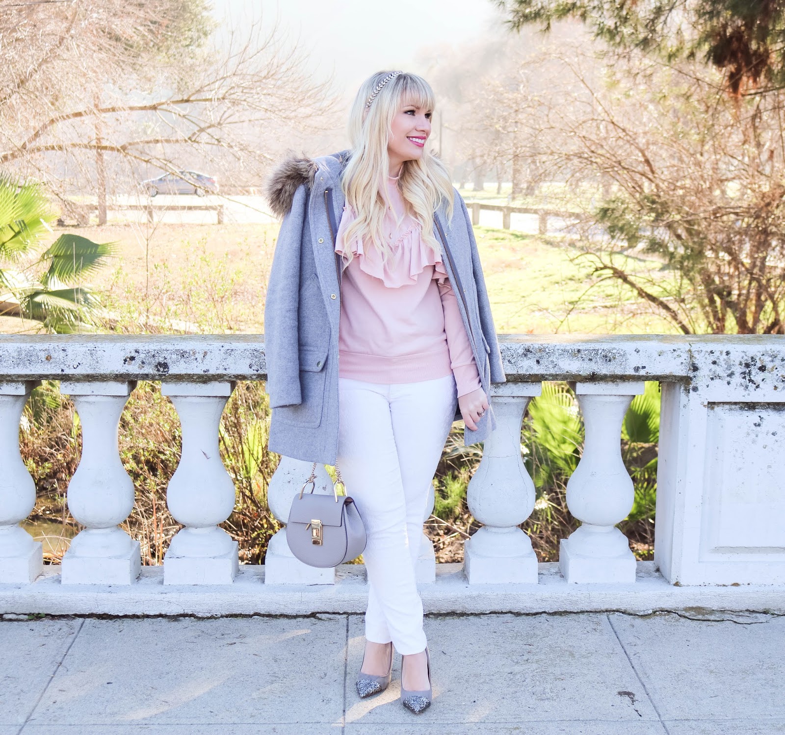 Blue 2025 parka outfit